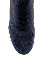 Men's Suede Detailed Sneaker | Derimod Men's Suede Detailed Sneaker | Derimod