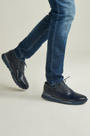 Crocodile Patterned Men's Leather Shoes | Derimod Crocodile Patterned Men's Leather Shoes | Derimod