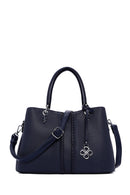 Women's Navy Blue Long Strap Classic Handbag | Derimod Women's Navy Blue Long Strap Classic Handbag | Derimod