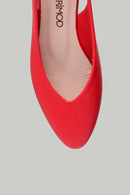 Kırmızı Kadın Deri Ayakkabı | Derimod Kırmızı Kadın Deri Ayakkabı | Derimod