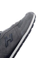 Hammer Jack Erkek Gri Deri Sneaker | Derimod Hammer Jack Erkek Gri Deri Sneaker | Derimod