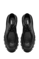 Men's Black Lace-up Leather Casual Shoes | Derimod Men's Black Lace-up Leather Casual Shoes | Derimod