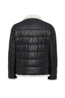 Zermatt Men's Black Teddy Coat | Derimod Zermatt Men's Black Teddy Coat | Derimod