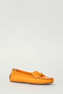 Sarı Kadın Deri Loafer | Derimod Sarı Kadın Deri Loafer | Derimod