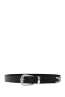 Unisex Black Leather Belt | Derimod Unisex Black Leather Belt | Derimod