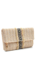 Women's Straw Portfolio Bag | Derimod Women's Straw Portfolio Bag | Derimod