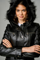 Veronica Kadın Deri Ceket | Derimod Veronica Kadın Deri Ceket | Derimod