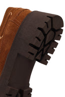 Woman Brown Lace-Up Thick-Soled Suede Casual Shoes | Derimod Woman Brown Lace-Up Thick-Soled Suede Casual Shoes | Derimod
