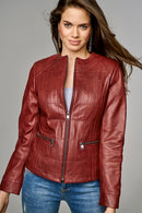 Sarah Kadın Deri Ceket | Derimod Sarah Kadın Deri Ceket | Derimod