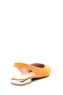 Kadın Metal Topuk Detaylı Babet | Derimod Kadın Metal Topuk Detaylı Babet | Derimod