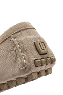 Erkek Vizon Süet Deri Loafer | Derimod Erkek Vizon Süet Deri Loafer | Derimod