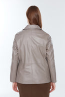 Samantha Kadın Vizon Mont | Derimod Samantha Kadın Vizon Mont | Derimod