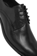 Men's Black Laced Leather Classic Shoes | Derimod Men's Black Laced Leather Classic Shoes | Derimod
