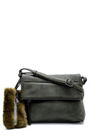Women's Plush Detailed Crossbody Bag | Derimod Women's Plush Detailed Crossbody Bag | Derimod