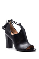 Kadın İpli Topuklu Ayakkabı | Derimod Kadın İpli Topuklu Ayakkabı | Derimod