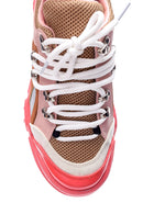 Kadın Pembe Tabanlı Sneaker | Derimod Kadın Pembe Tabanlı Sneaker | Derimod