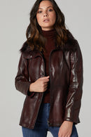 Gaby Kadın Deri Ceket | Derimod Gaby Kadın Deri Ceket | Derimod