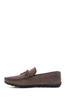 Men's Mink Suede Leather Tasseled Loafer | Derimod Men's Mink Suede Leather Tasseled Loafer | Derimod