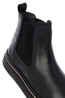 Men's Black Thick Sole Leather Chelsea Boots | Derimod Men's Black Thick Sole Leather Chelsea Boots | Derimod