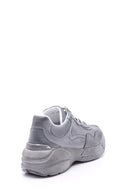 Kadın Yüksek Tabanlı Deri Sneaker | Derimod Kadın Yüksek Tabanlı Deri Sneaker | Derimod