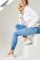 White Fabric Women's Sneaker | Derimod White Fabric Women's Sneaker | Derimod