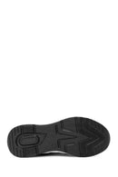 Kadın Siyah Bağcıklı Deri Sneaker | Derimod Kadın Siyah Bağcıklı Deri Sneaker | Derimod