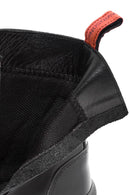 Harley Davidson Women's Black Jimmy Zipper Leather Combat Boots | Derimod Harley Davidson Women's Black Jimmy Zipper Leather Combat Boots | Derimod
