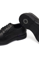 Derimod Fly Male Black Lace-Up Leather Casual Shoes | Derimod Derimod Fly Male Black Lace-Up Leather Casual Shoes | Derimod