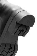 Kadın Siyah Fermuarlı Deri Bot | Derimod Kadın Siyah Fermuarlı Deri Bot | Derimod