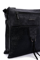 Women's Black Long Strap Crossbody Bag | Derimod Women's Black Long Strap Crossbody Bag | Derimod