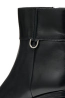 Geox Kadın Siyah New Asheel Fermuarlı Kalın Topuklu Deri Bot | Derimod Geox Kadın Siyah New Asheel Fermuarlı Kalın Topuklu Deri Bot | Derimod