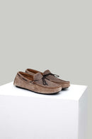 Printed Mink Men's Leather Loafer | Derimod Printed Mink Men's Leather Loafer | Derimod