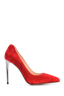 Women's Suede Leather Stiletto | Derimod Women's Suede Leather Stiletto | Derimod