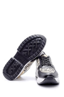 Kadn Yılan Derisi Detaylı Sneaker | Derimod Kadn Yılan Derisi Detaylı Sneaker | Derimod