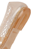 Women's Jelly Ballet Flats with Gold Buckle | Derimod Women's Jelly Ballet Flats with Gold Buckle | Derimod
