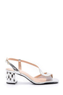 Women's Tulle Metal Heel Detailed Shoes | Derimod Women's Tulle Metal Heel Detailed Shoes | Derimod