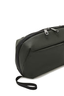 D-Pack Men's Khaki Fabric Handbag | Derimod D-Pack Men's Khaki Fabric Handbag | Derimod