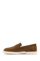 Erkek Taba Süet Deri Casual Loafer | Derimod Erkek Taba Süet Deri Casual Loafer | Derimod