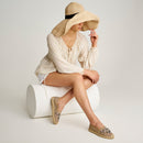 Stoned Beige Women's Espadrille | Derimod Stoned Beige Women's Espadrille | Derimod