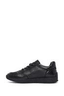 Men's Black Lace-up Leather Sneaker | Derimod Men's Black Lace-up Leather Sneaker | Derimod