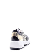 Kadn Yılan Derisi Detaylı Sneaker | Derimod Kadn Yılan Derisi Detaylı Sneaker | Derimod