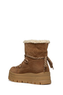 Geox Kadın Kahverengi Spherica Ec7.1 Abx Kürklü Waterproof Süet Deri Bot | Derimod Geox Kadın Kahverengi Spherica Ec7.1 Abx Kürklü Waterproof Süet Deri Bot | Derimod