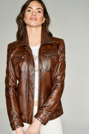 Paola Kadın Deri Ceket | Derimod Paola Kadın Deri Ceket | Derimod