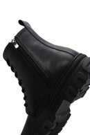 Women's Black Zippered Boots | Derimod Women's Black Zippered Boots | Derimod