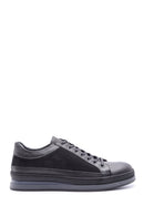Men's Suede Detailed Leather Sports Shoes | Derimod Men's Suede Detailed Leather Sports Shoes | Derimod