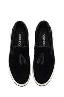 Erkek Siyah Süet Deri Casual Loafer | Derimod Erkek Siyah Süet Deri Casual Loafer | Derimod