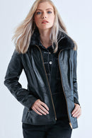 Karen Kadın Deri Ceket | Derimod Karen Kadın Deri Ceket | Derimod