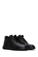 Men's Black Leather Sports Boots | Derimod Men's Black Leather Sports Boots | Derimod
