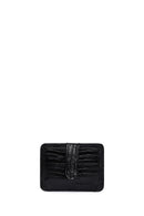 Men's Black Leather Card Holder | Derimod Men's Black Leather Card Holder | Derimod