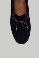 Printed Men's Leather Loafer | Derimod Printed Men's Leather Loafer | Derimod